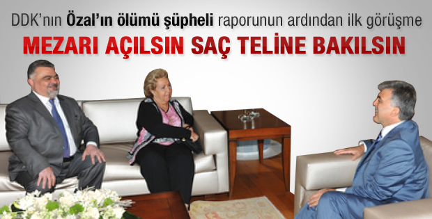Semra Özal'dan Abdullah Gül'e rapor için teşekkür