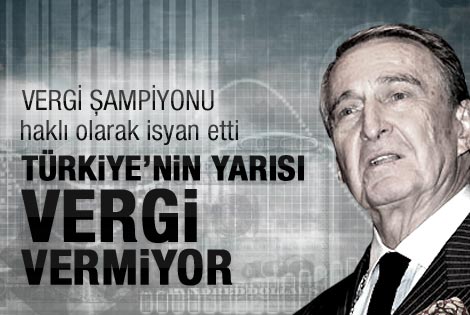 Rahmi Koç: Türkiye'nin yarısı vergi ödemiyor