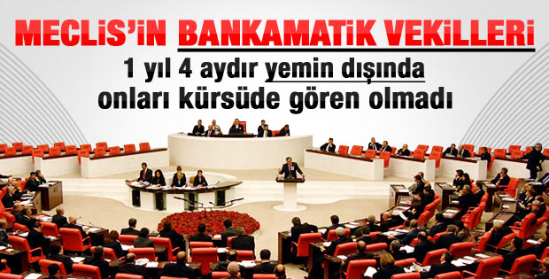 TBMM'de yemin dışında kürsüye çıkmayan 15 vekil