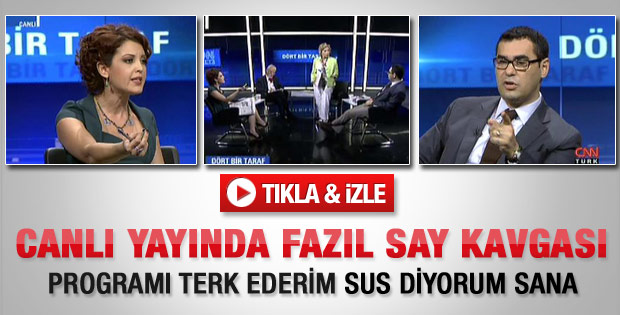 Canlı yayında Fazıl Say kavgası - izle