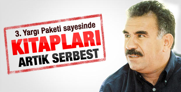 Abdullah Öcalan'ın kitapları artık serbest