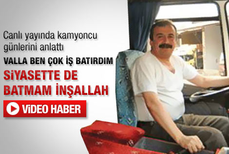 Sırrı Süreyya kamyoncu günlerini anlattı