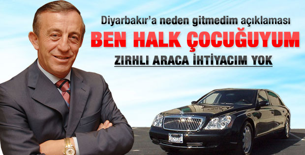 Ağaoğlu zırhlı araç iddiasına yanıt verdi