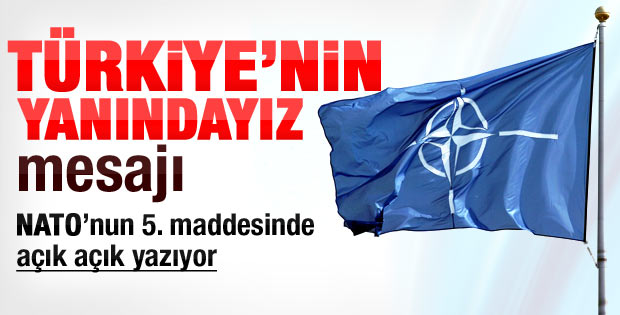 NATO'nun Türkiye'ye destek mesajının şifreleri