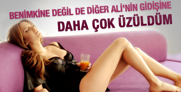 Ayşe Özyılmazel'in Ali Koç üzüntüsü