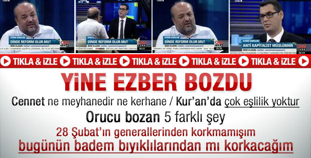 İhsan Eliaçık yine ezber bozdu - Video