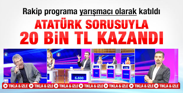Kelime Oyunu sunucusu Büyük Risk'te yarıştı