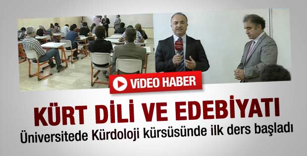Artuklu Üniversitesi'nde ilk Kürtçe ders başladı
