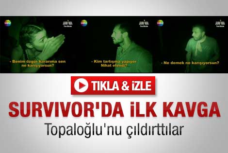 Topaloğlu ile Merve birbirine girdi