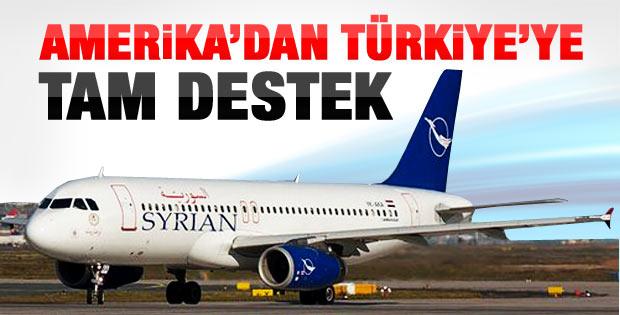 ABD'den Suriye uçağı açıklaması