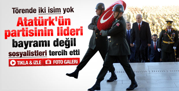 Gül ve Kılıçdaroğlu 30 Ağustos törenlerinde yok