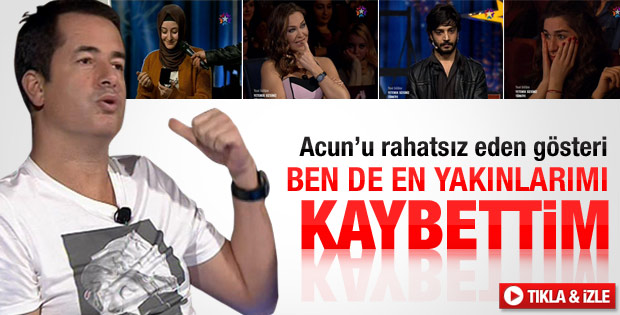 Acun Ilıcalı'yı rahatsız eden gösteri - izle