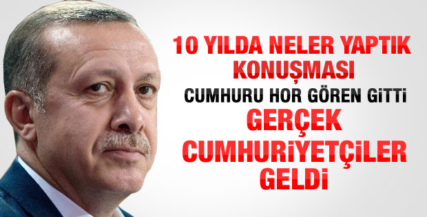 Başbakan Erdoğan'ın Kızılcahamam kampı konuşması