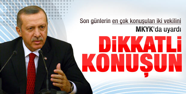 Erdoğan'dan vekillere: Dikkatli konuşun 