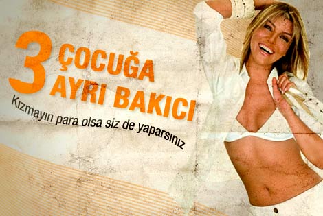 Gülben her çocuğuna ayrı dadı tuttu