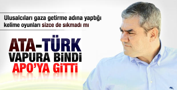 Yılmaz Özdil: Ata-Türk vapura bindi Apo'ya gitti