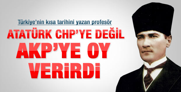 Karpat: Atatürk 2011’de AK Parti’ye oy verirdi