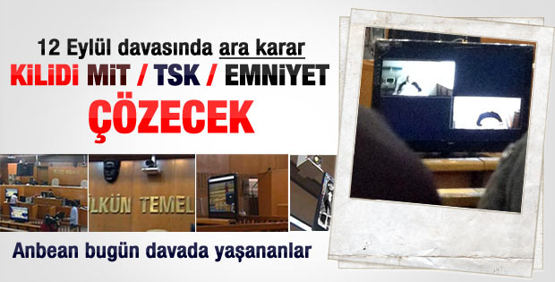 12 Eylül Davası'nda ara karar