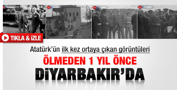 Atatürk'ün ilk kez yayınlanan görüntüleri - izle
