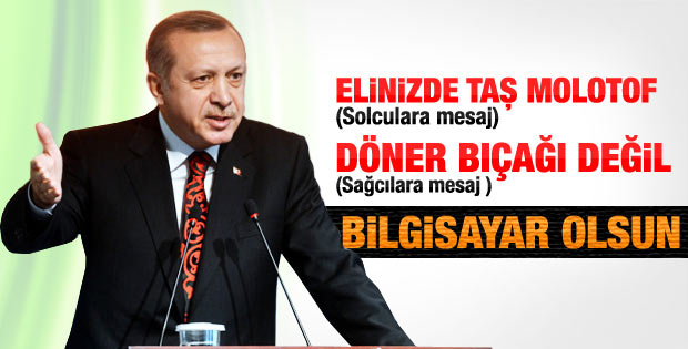 Erdoğan: ODTÜ'de oynanan oyunun farkındayız