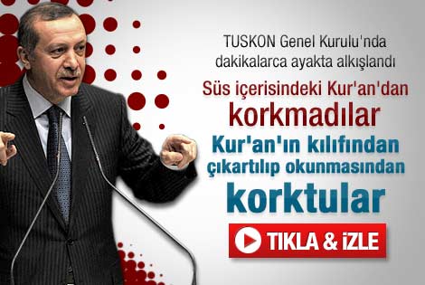 Erdoğan'ın TUSKON Genel Kurulu konuşması