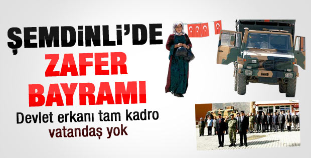Şemdinli'de Zafer Bayramı