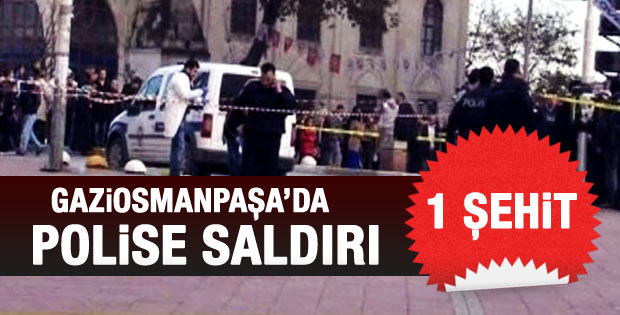 İstanbul Gaziosmanpaşa'da polise saldırı