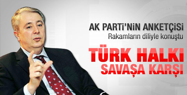 Anar Genel Müdürü: Türkiye savaşa karşı