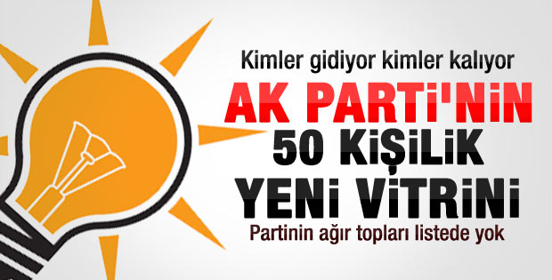 İşte AK Parti'nin yeni A Takımı