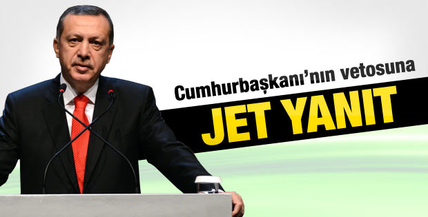 Başbakan Cumhurbaşkanı'nın vetosuna yanıt verdi