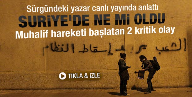 Suriye'deki halk isyanını başlatan ilk olaylar