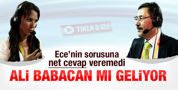 Melih Gökçek'e canlı yayında Ali Babacan sorusu