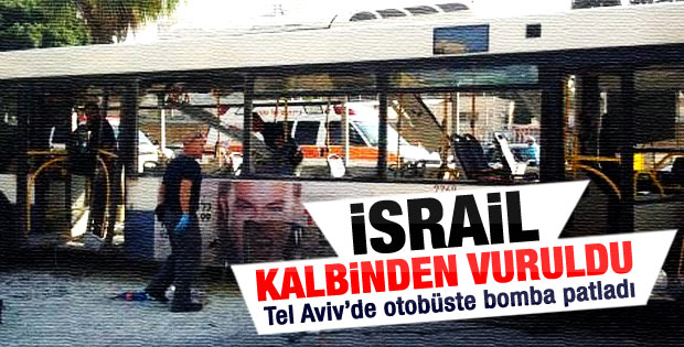İsrail'de otobüste patlama meydana geldi