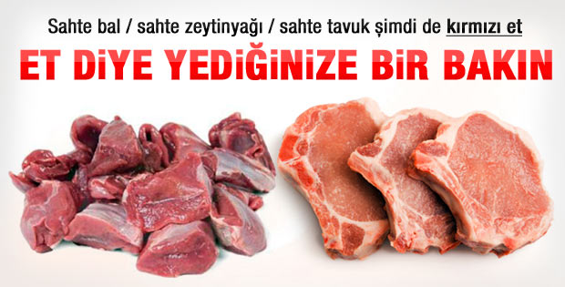 Piyasaya hastalıklı ve ölü hayvan eti sürdüler