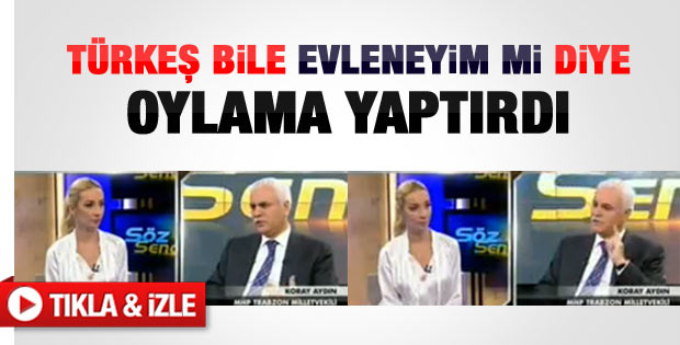Koray Aydın: Türkeş evliliğini oylamaya açtı - Video