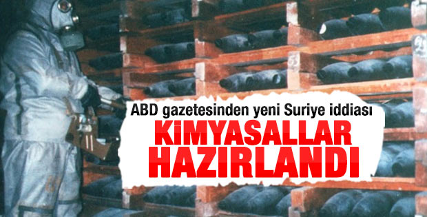 Suriye kimyasal silah kullanmaya hazırlanıyor