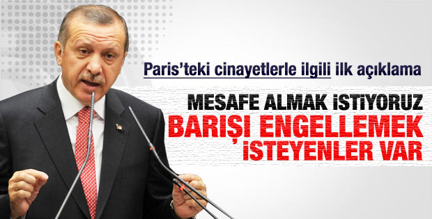 Erdoğan'dan 3 PKK'lının öldürülmesiyle ilgili ilk açıklama