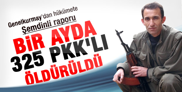 PKK Şemdinli'de bir ayda 318 kayıp verdi