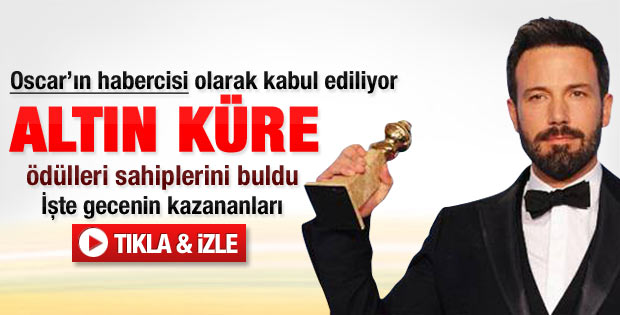 Altın Küre Ödülleri sahiplerini buldu - Video