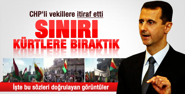 Beşar Esad: Türkiye sınırımızı Kürtlere bıraktık