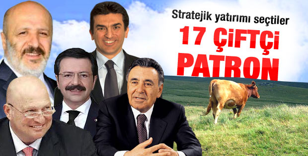 Türk patronlar çiftçiliği tercih ediyor