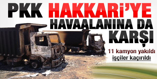 PKK Hakkari'de işçi kaçırdı