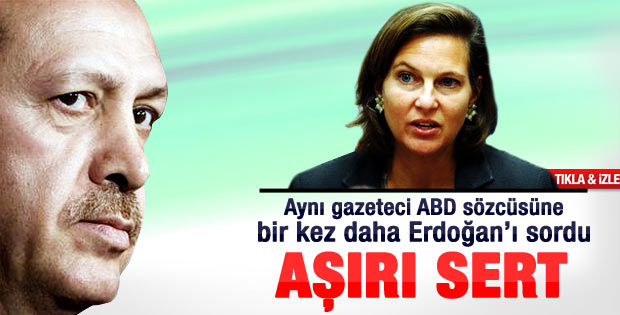 ABD sözcüsüyle gazetecinin ikinci Erdoğan atışması