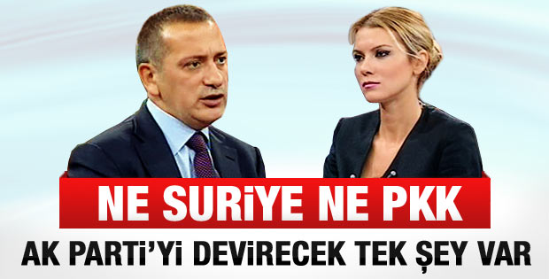 Altaylı: AK Parti hükümetini tek bir şey götürür