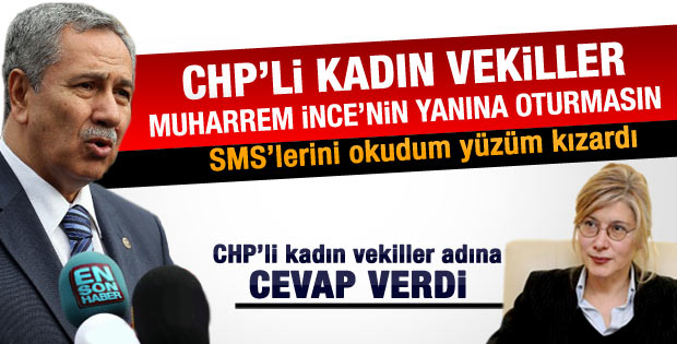 Bülent Arınç'a taciz tepkisi
