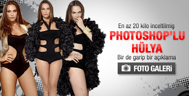 Hülya Avşar'ın photoshop'lu pozları