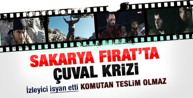 Sakarya Fırat'ta çuval krizi