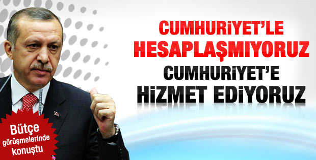 Başbakan Erdoğan'ın bütçe görüşmeleri konuşması