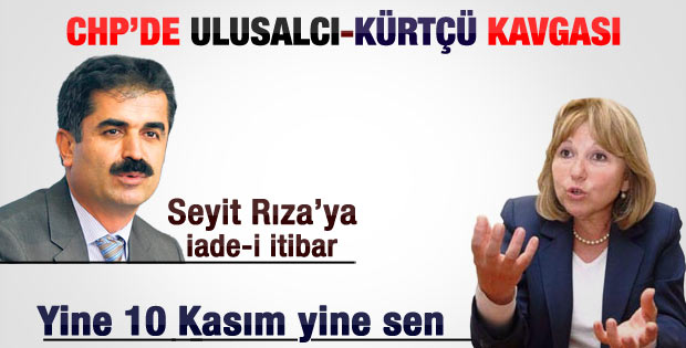 CHP Hüseyin Aygün'ün Seyit Rıza teklifini reddetti