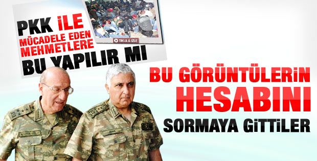 Genelkurmay Başkanı ve Kıvrıkoğlu bölgede